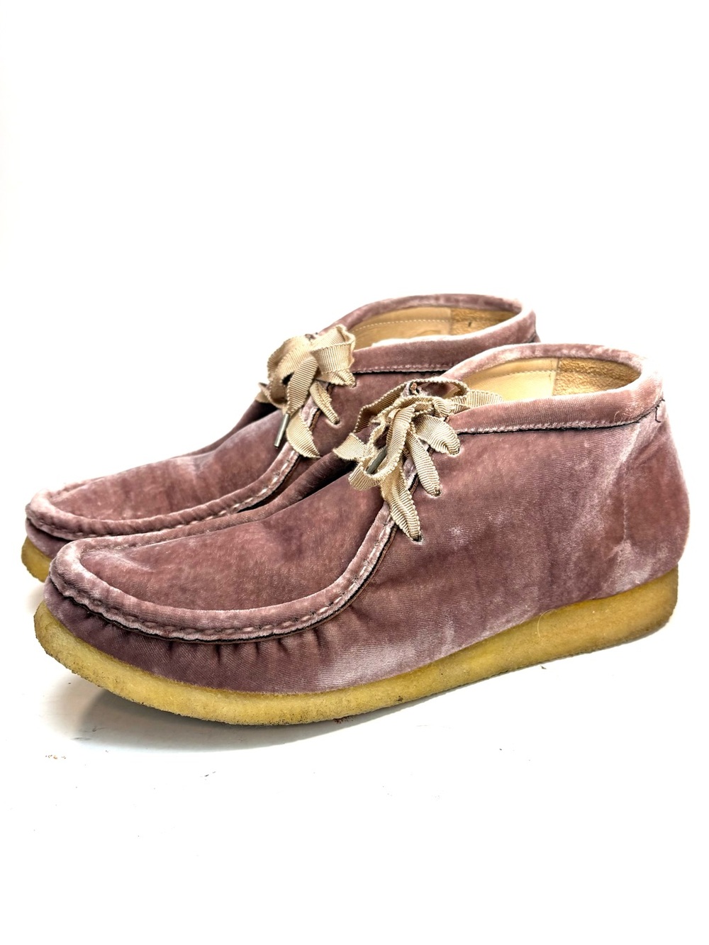 Ulla Johnson Blush Mauve Velvet Ankle Boots | 38